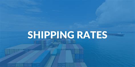 iContainers Shipping Rates